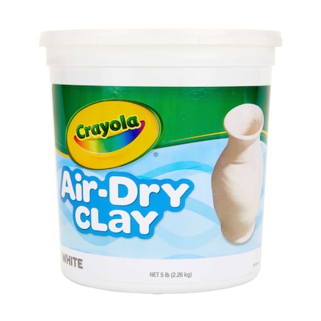Crayola Air-Dry Clay, White, 5 lbs 575055